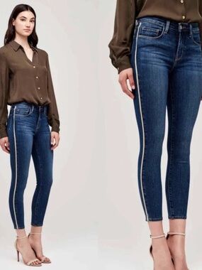 L’AGENCE Margot Skinny High Rise Jeans in Neptune Size 29 Denim!